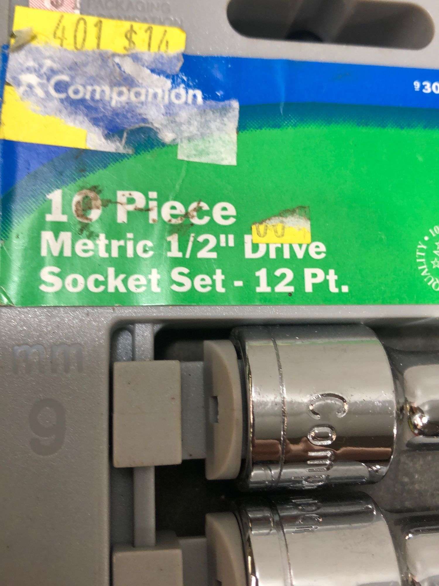 Companion clearance socket set